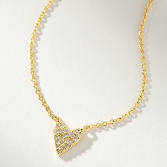 Uncommon James Pave Heart Necklace - Gold - Picture 14 of 14